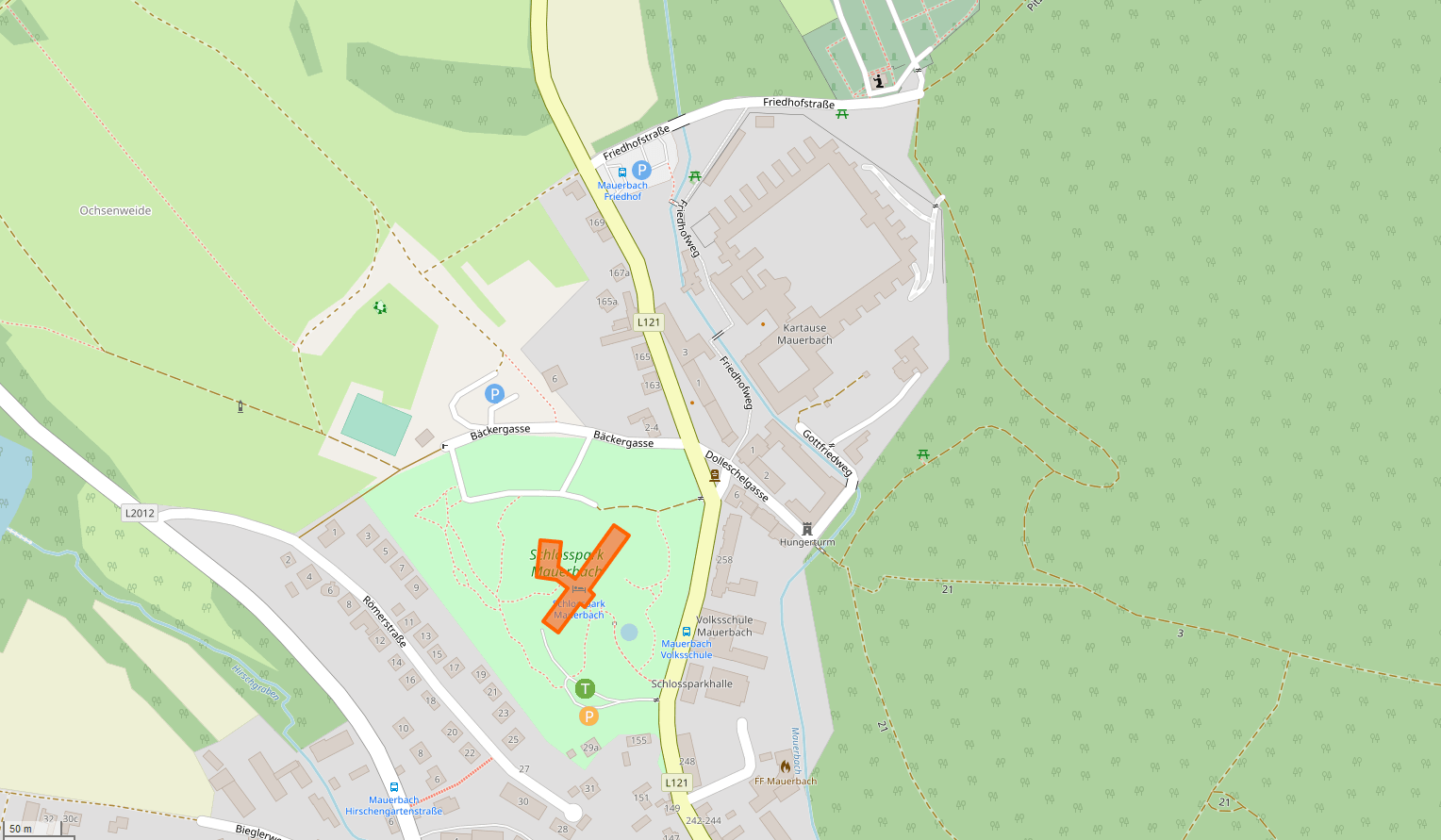 Parkplatzkarte